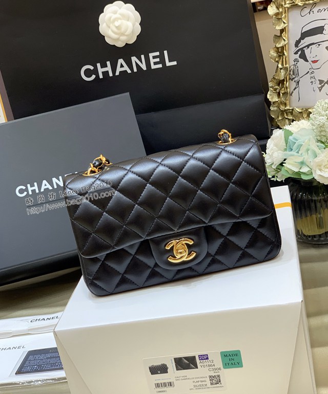 Chanel專櫃新款純原廠CF方胖子經典款Classic flap bag 香奈兒1116小羊皮鏈條肩背女包 djc4491